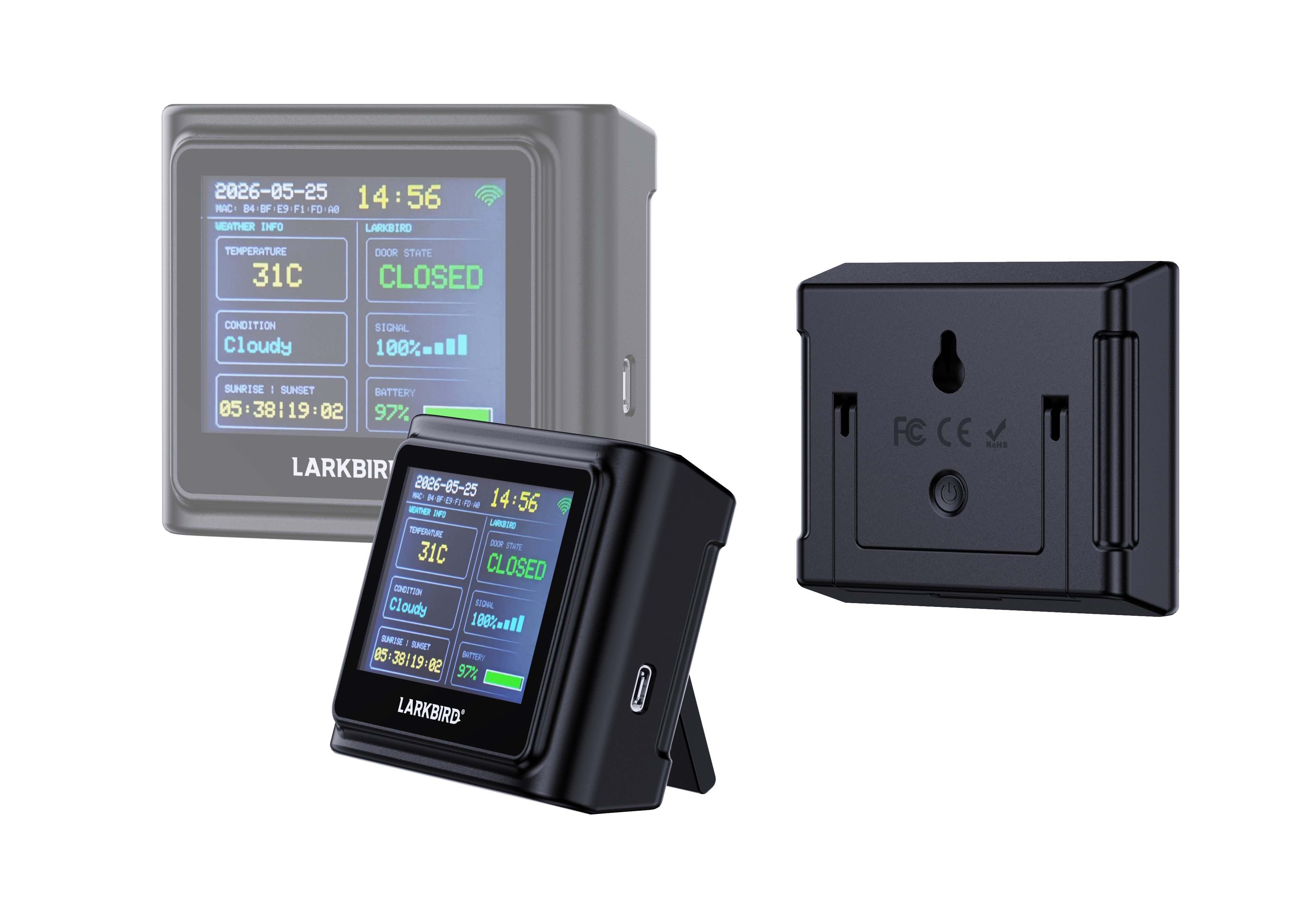 Indoor gateway development components shown together